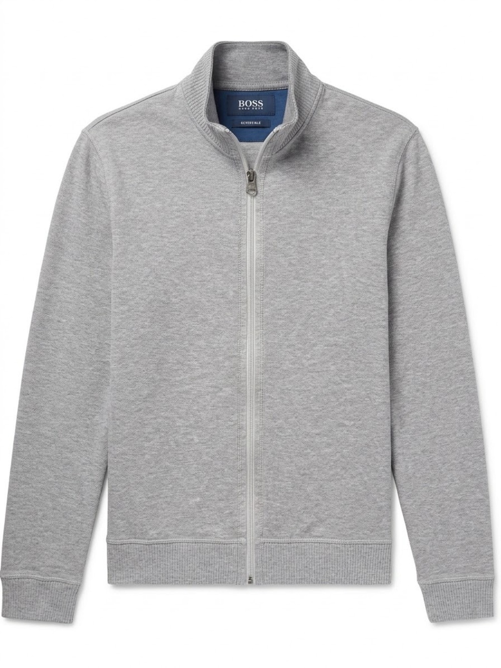 Hugo Boss Men's Large Reversible Full Zip Sweater